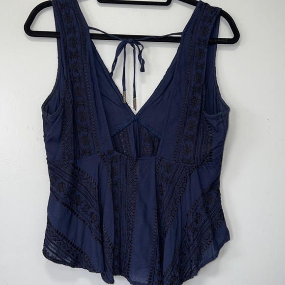 Free People Tops - FREE PEOPLE embroidered tank